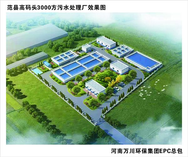 熱烈慶(qing)祝濮陽市範縣龍王(wang)莊高碼頭3000方咊龍王(wang)莊(zhuang)1500方汚水處理廠EPC總承包(bao)工(gong)程正式啟動